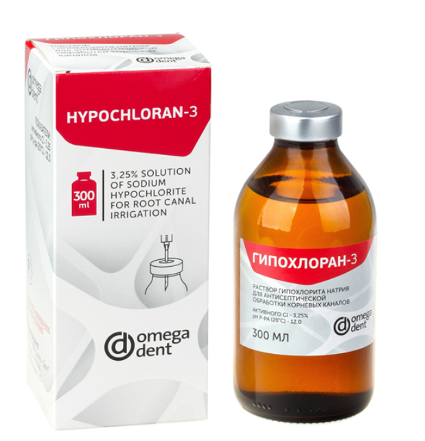 Обработка канала гипохлоритом. Гипохлоран-3 раствор гипохлорита na 3.25 300 мл Омега-Дент 1/1. Гипохлорит натрия 3%. Гипохлоран Омега Дент. Гипохлоран 3,25% (300 мл).